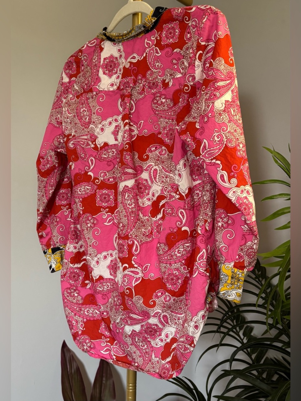 J. Crew Pink Red Paisley Button-Up - Picture 9 of 16
